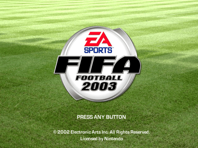 FIFA Football 2003 screenshot 4 for Gamecube
